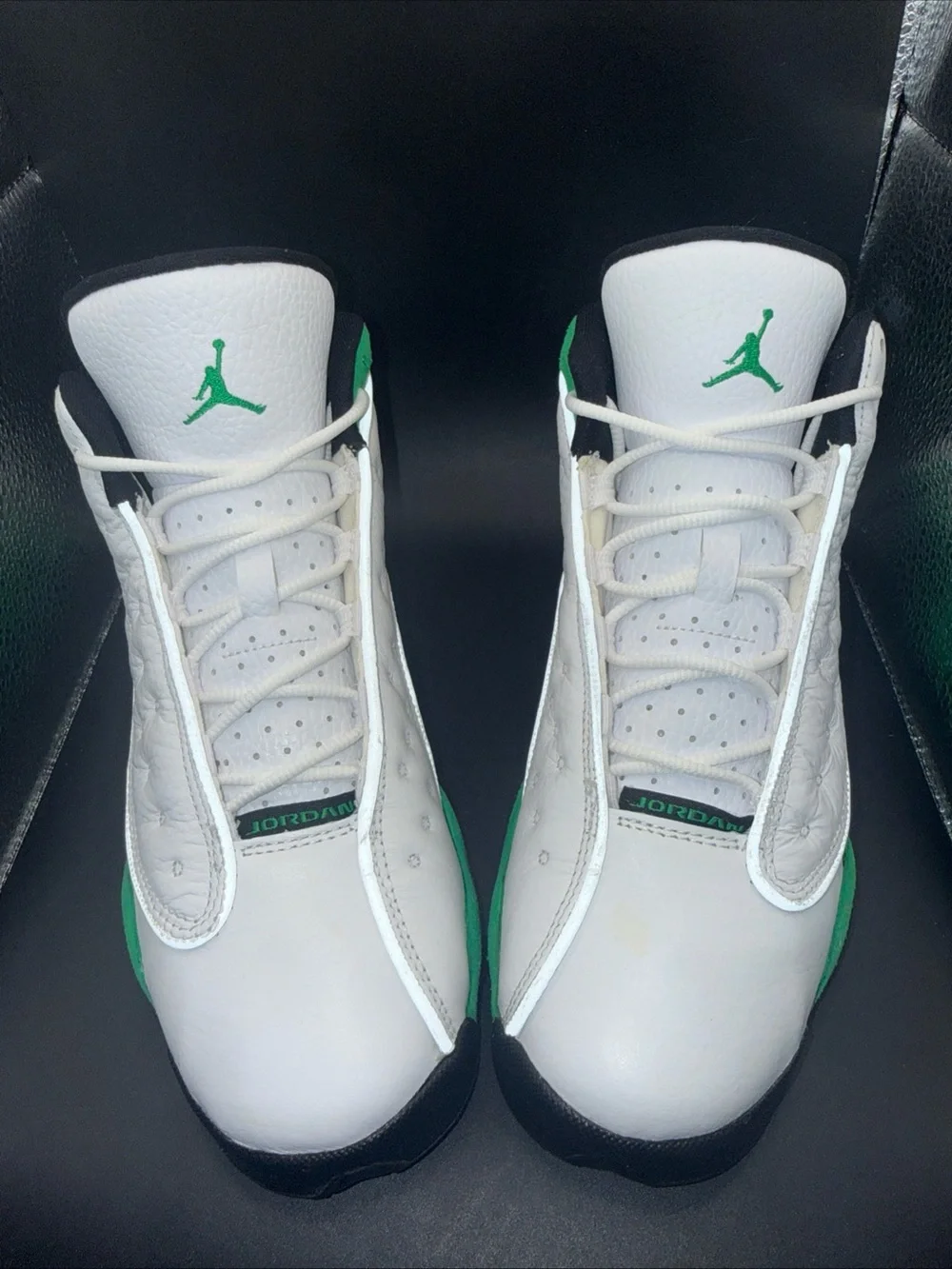 Size 5.5 (GS) - Jordan 13 Retro Lucky Green, DB6536-113, Clean, No Box, Great